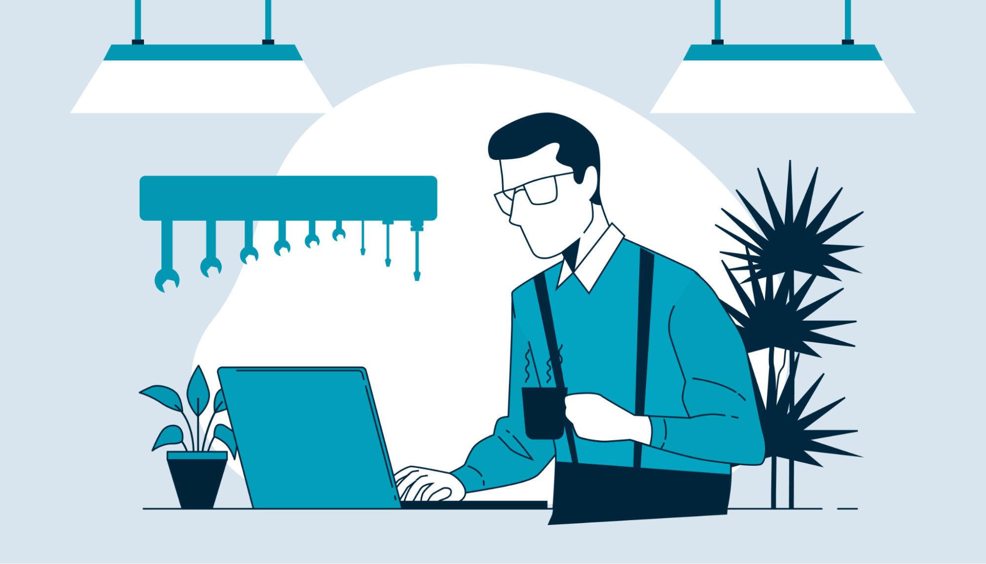 Scheduling maintenance based on mileage and hours-of-use
