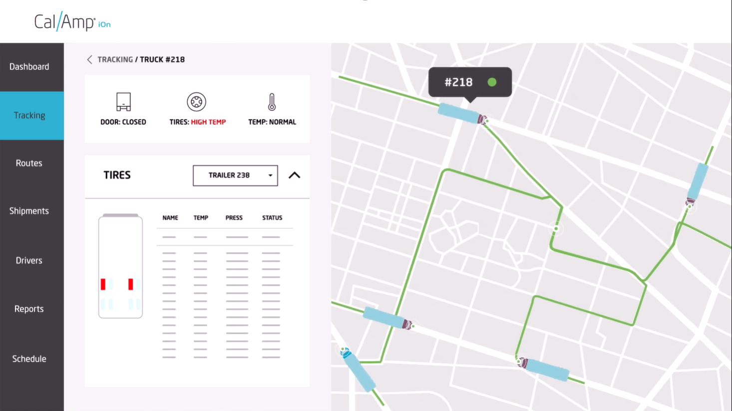 Use CalAmp for fleet risk management